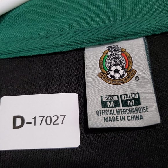 Mexico FC Men Jacket Medium Black Logo Pockets Full Zip Long Sleeve READ - Picture 8 of 10